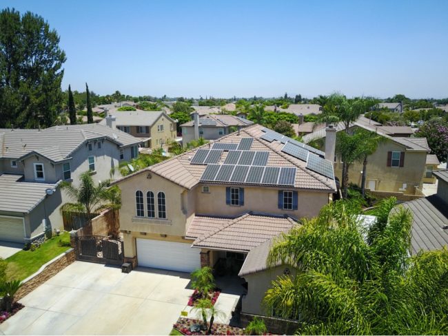 house solar panels