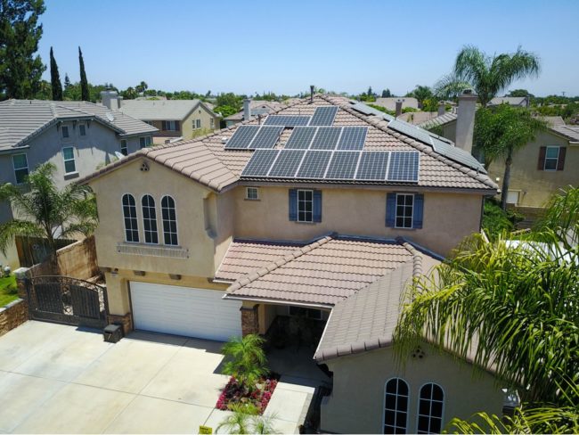 house solar panels