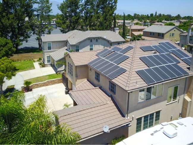 house solar panels
